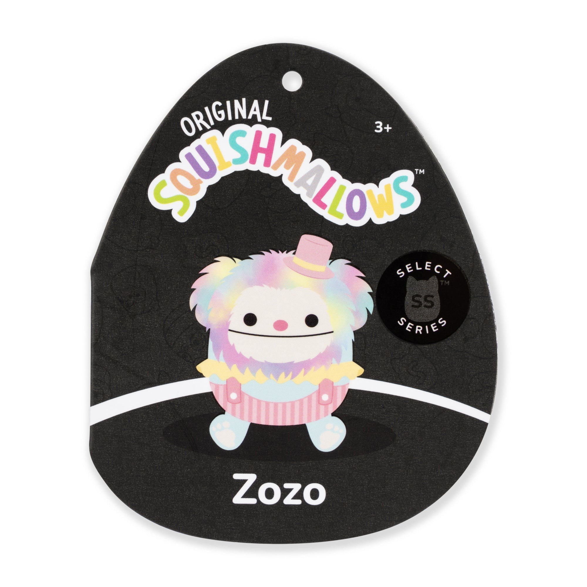 12-Inch Select Series Zozo the Bigfoot Clown With Rainbow Hair
