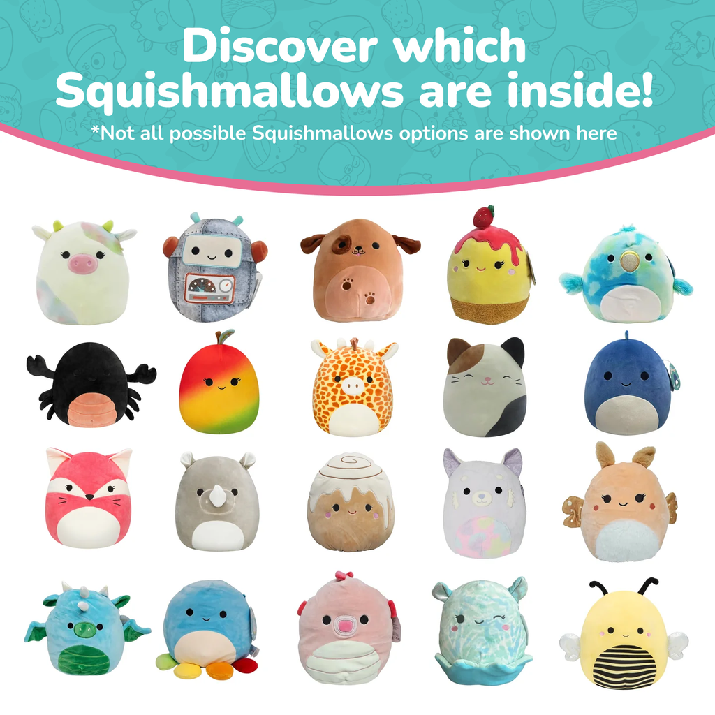 8-Inch Mystery Plush 4 Pack