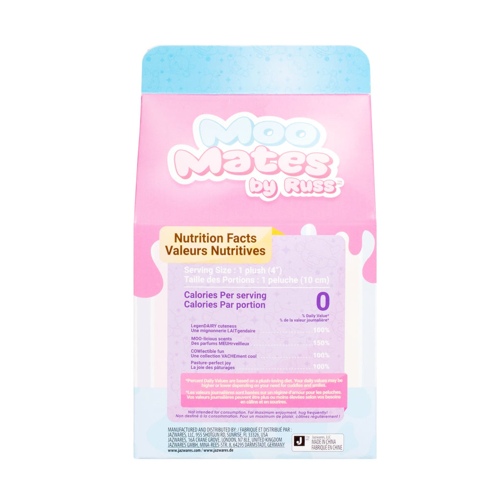 MooMates Milks by Russ 4-Inch Scented Mini Moo Blindbox - Includes 1 Surprise Plush