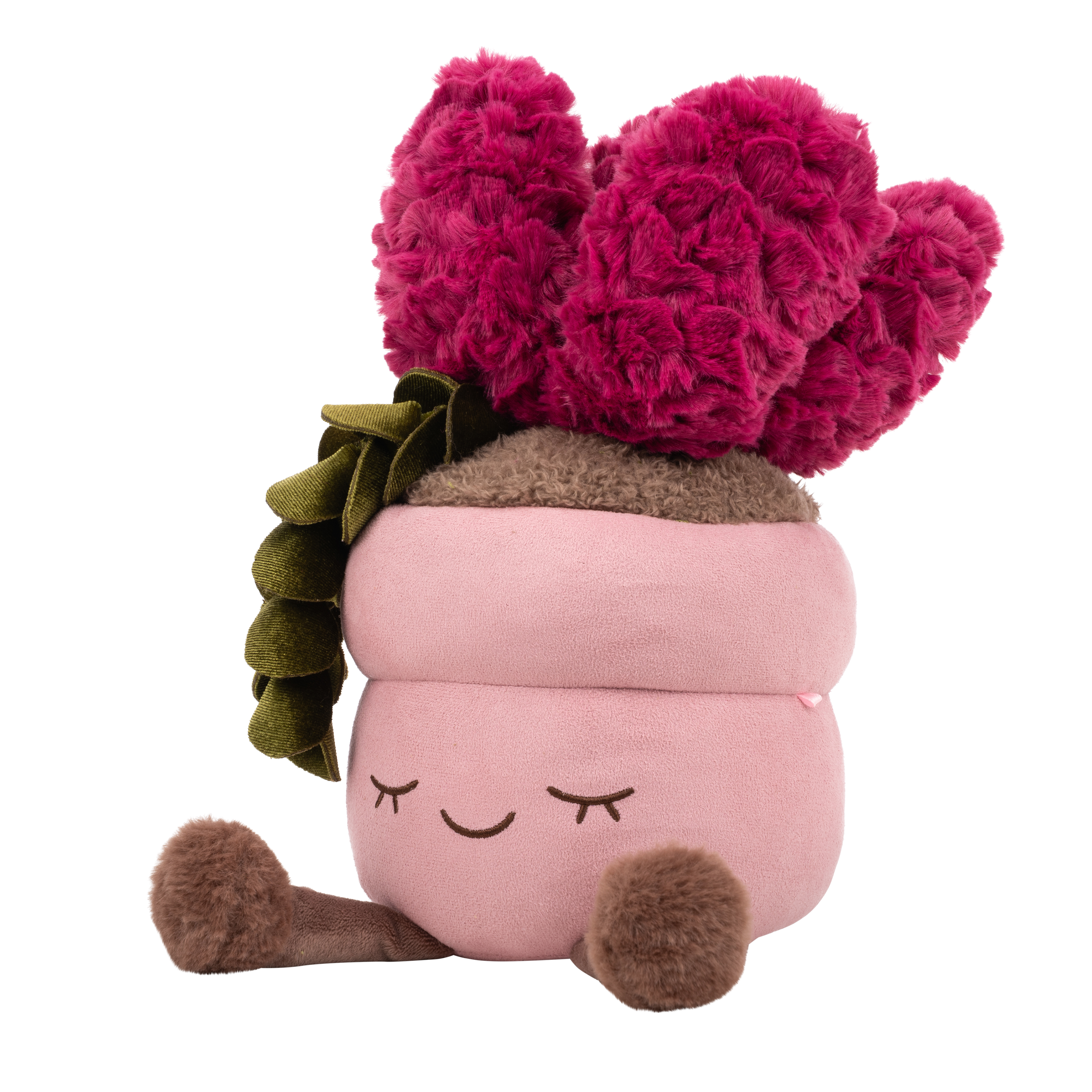 Greenhouse by Russ 12-Inch Pink Pot Succulent Plush