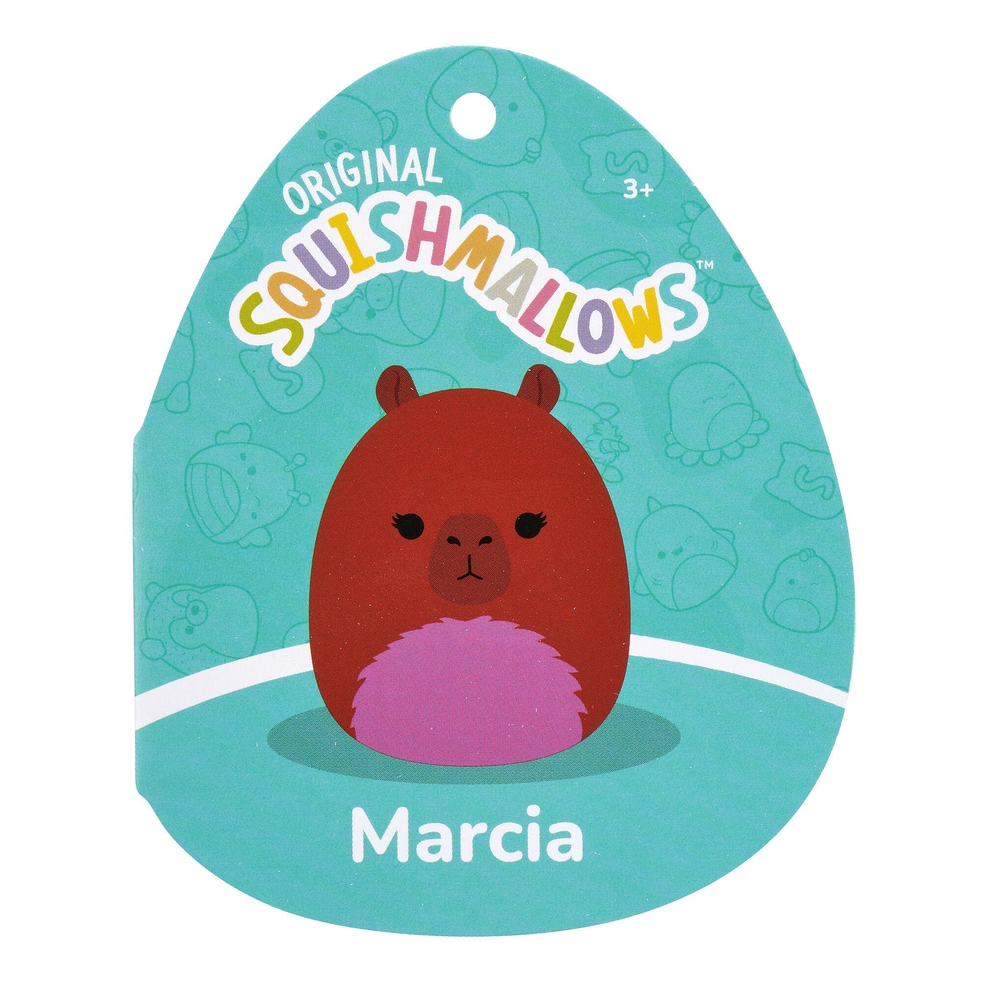 8-Inch Marcia the Maroon Capybara