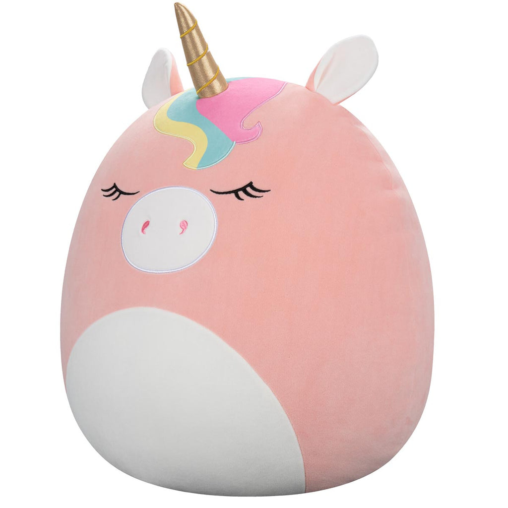 Ilene the Pink Unicorn With Rainbow Mane