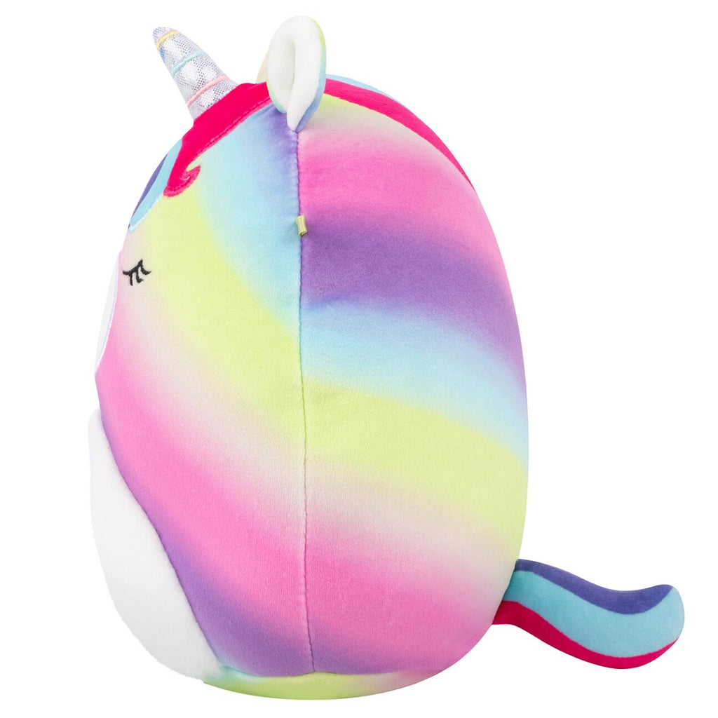 8-Inch Clarissa the Rainbow Unicorn with Fuzzy Belly