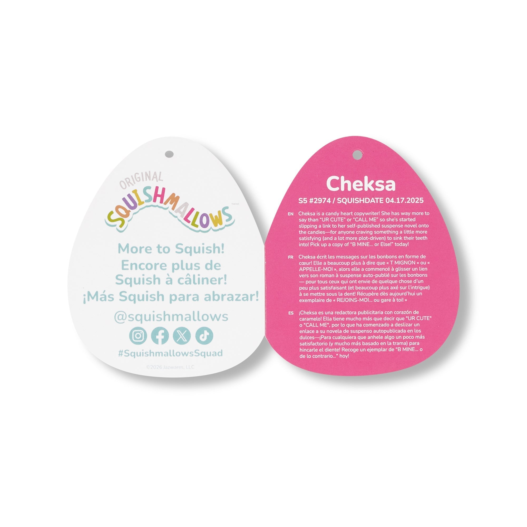 5-Inch Cheksa the Purple Valentine's Day Drink