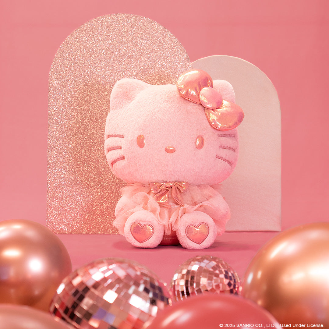 Hello Kitty and Friends Ultra-Premier 12-Inch Hello Kitty Monochrome Plush - Limited Edition