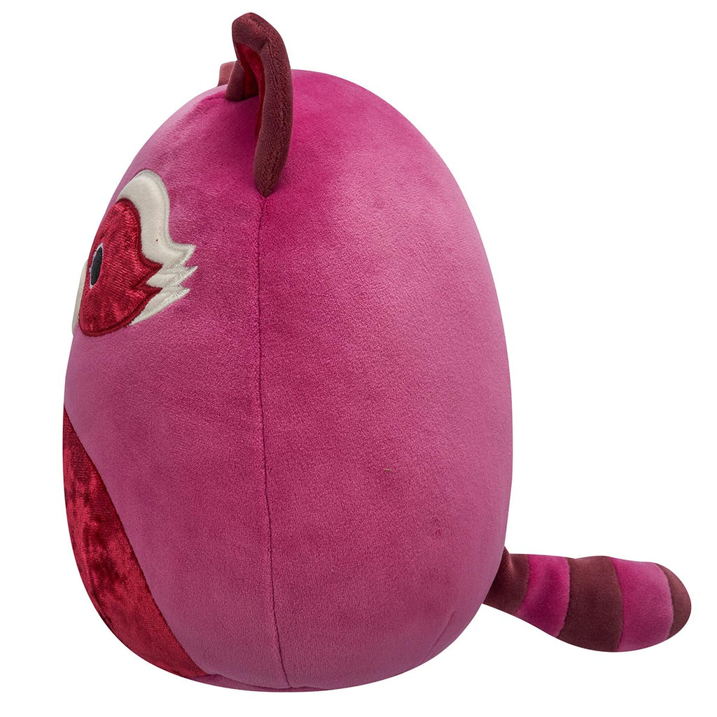 8-Inch Olivieri the Maroon Raccoon with Velvet Accents