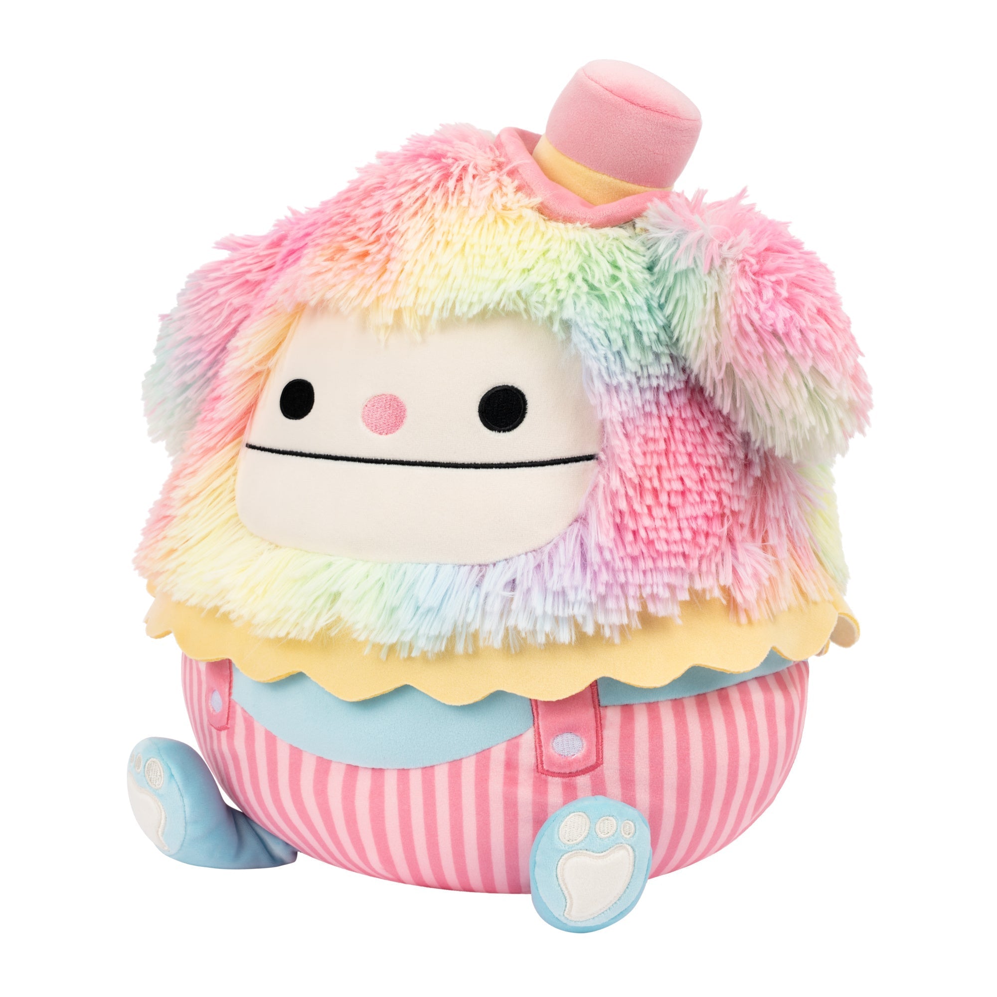 12-Inch Select Series Zozo the Bigfoot Clown With Rainbow Hair