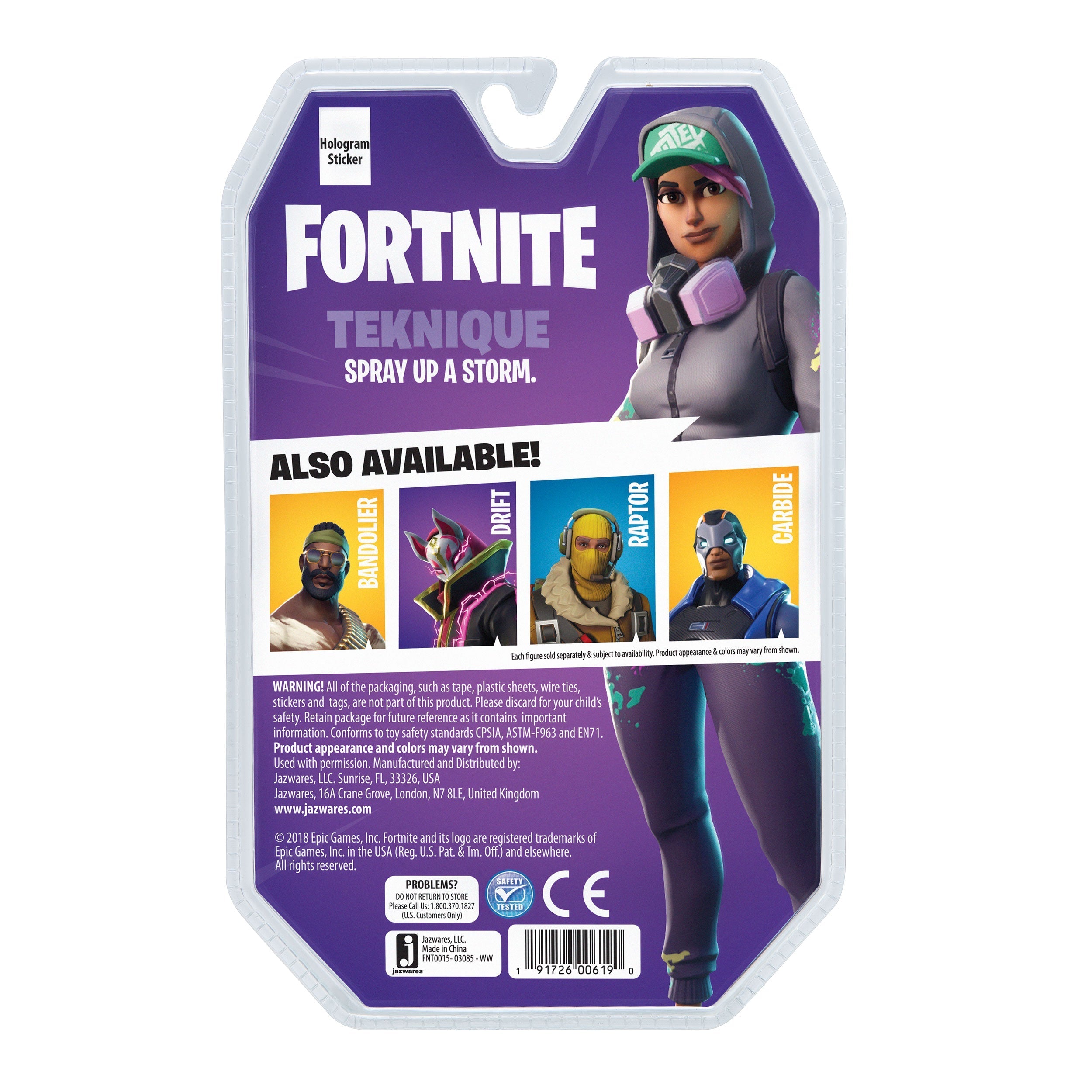 Fortnite 4-Inch Solo Mode Figure -Teknique