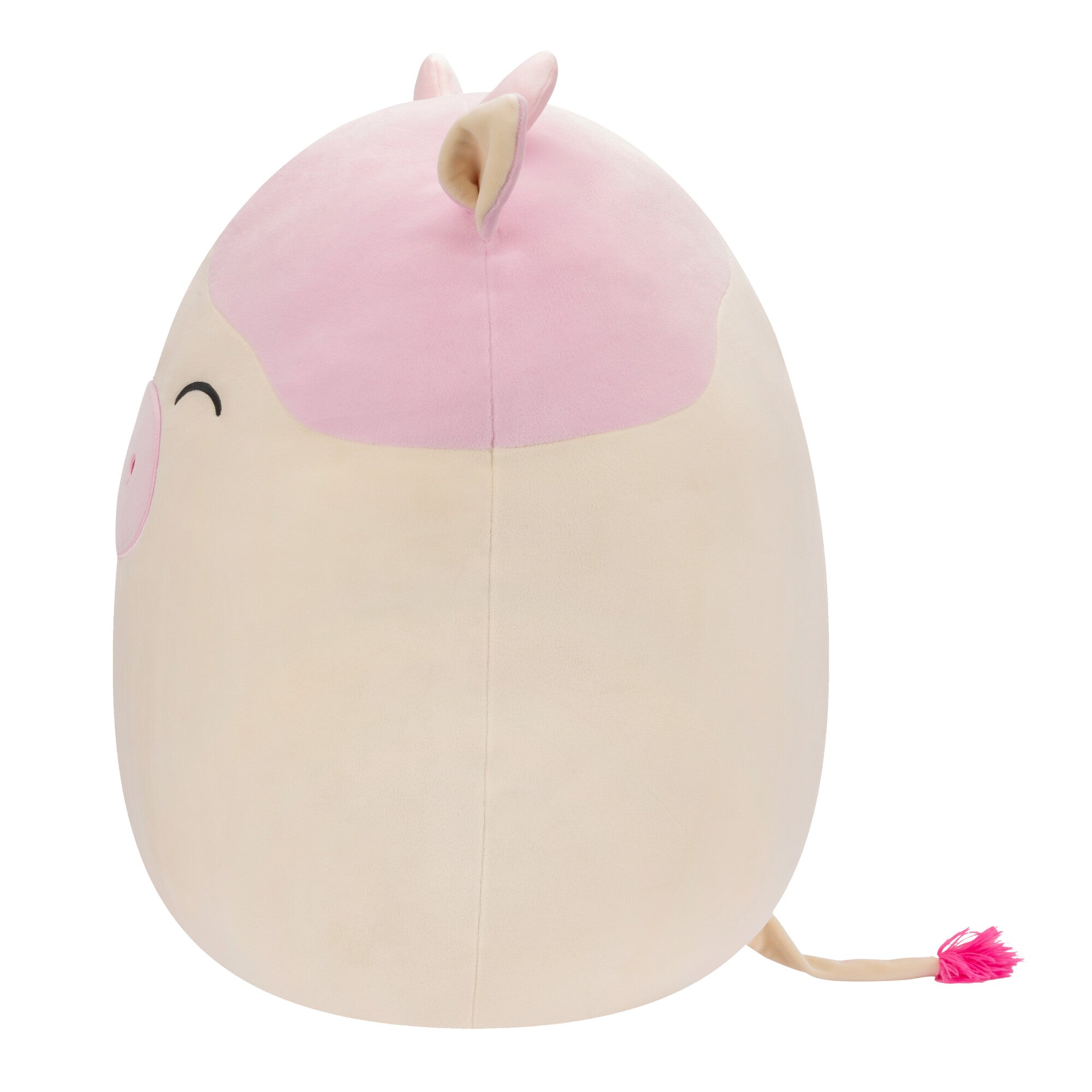 20-Inch Caedyn the Cream Cow with Pink Spots