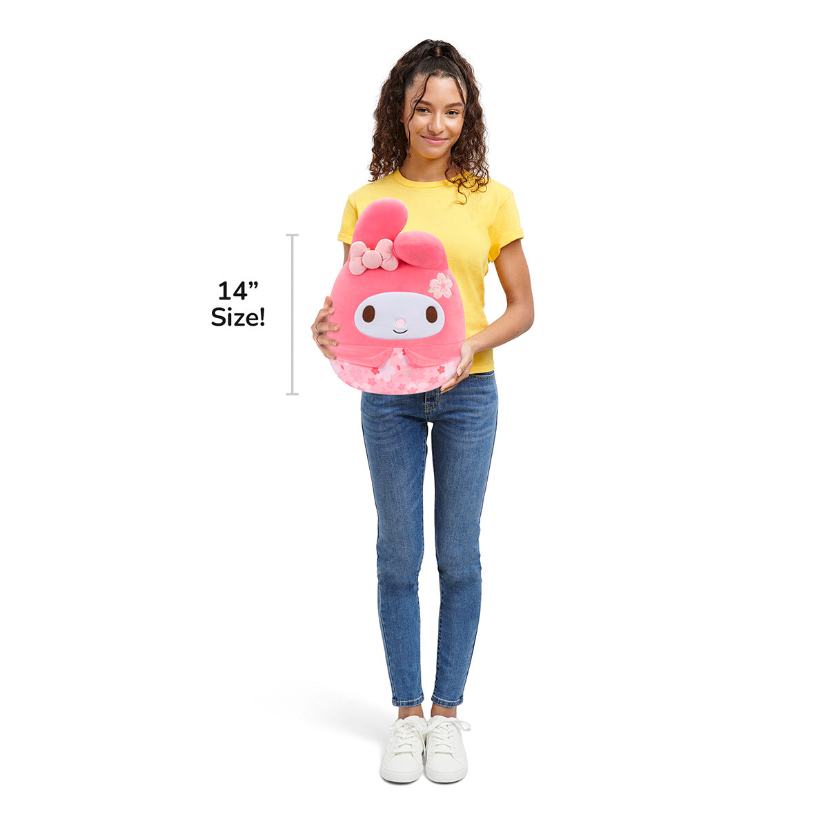 Hello Kitty and Friends 14-Inch My Melody Floral Print Squishmallows