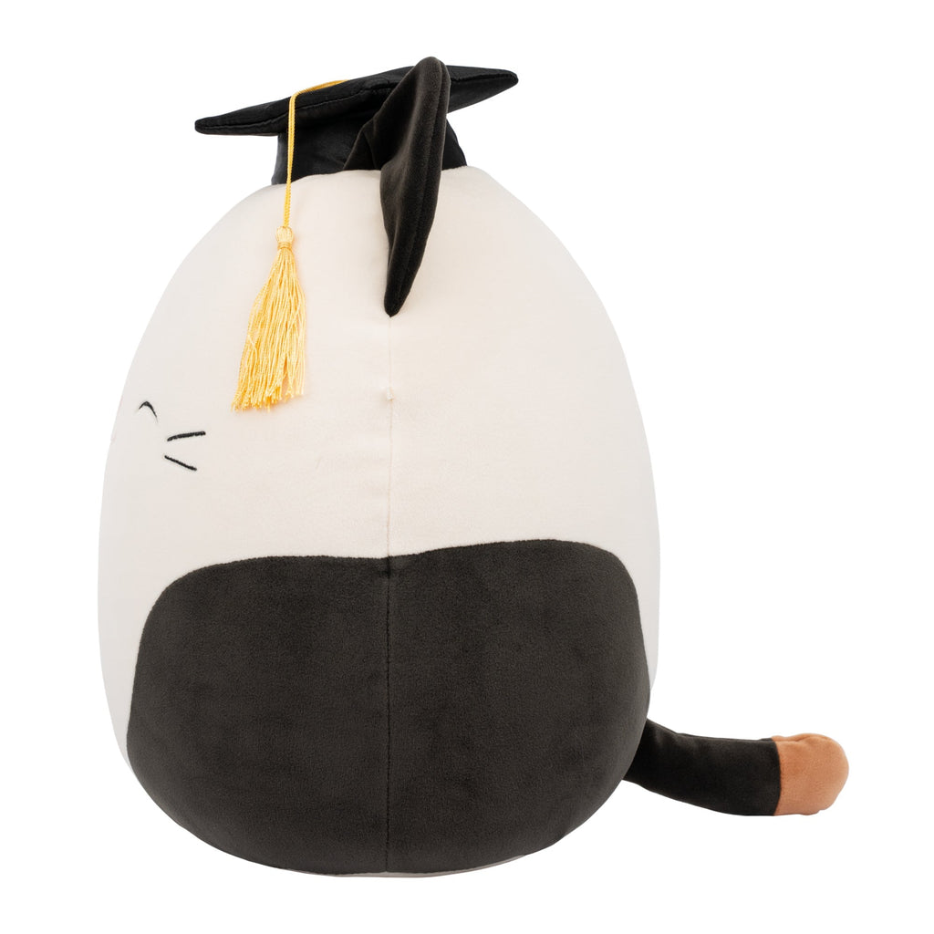 12-Inch Cam the Calico Cat in Graduation Cap