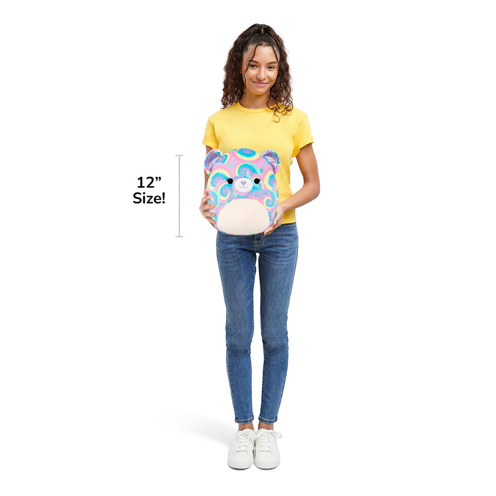 12-Inch Jonessa the Purple Psychedelic Tie-Dye Bear