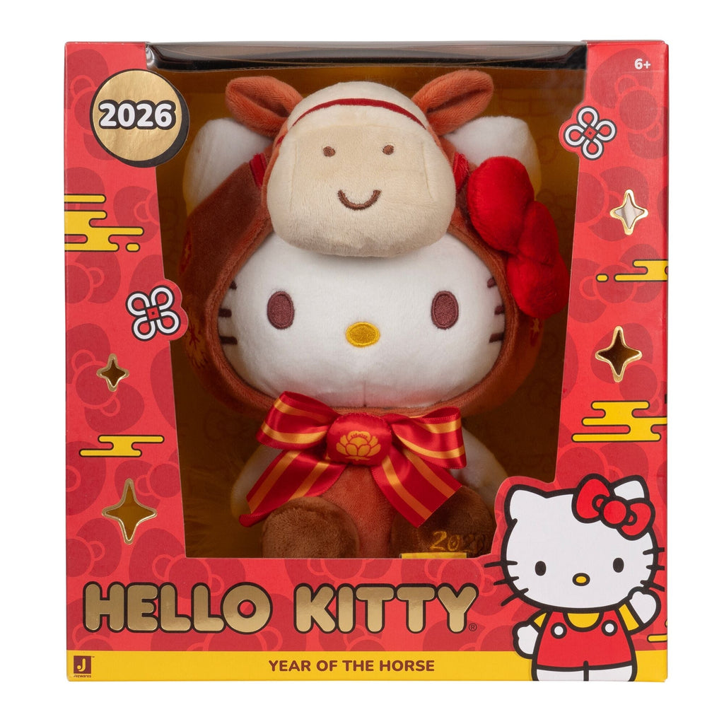 Hello Kitty and Friends 8-Inch Hello Kitty 2026 Year of the Horse New Year Plush - Limited Edition