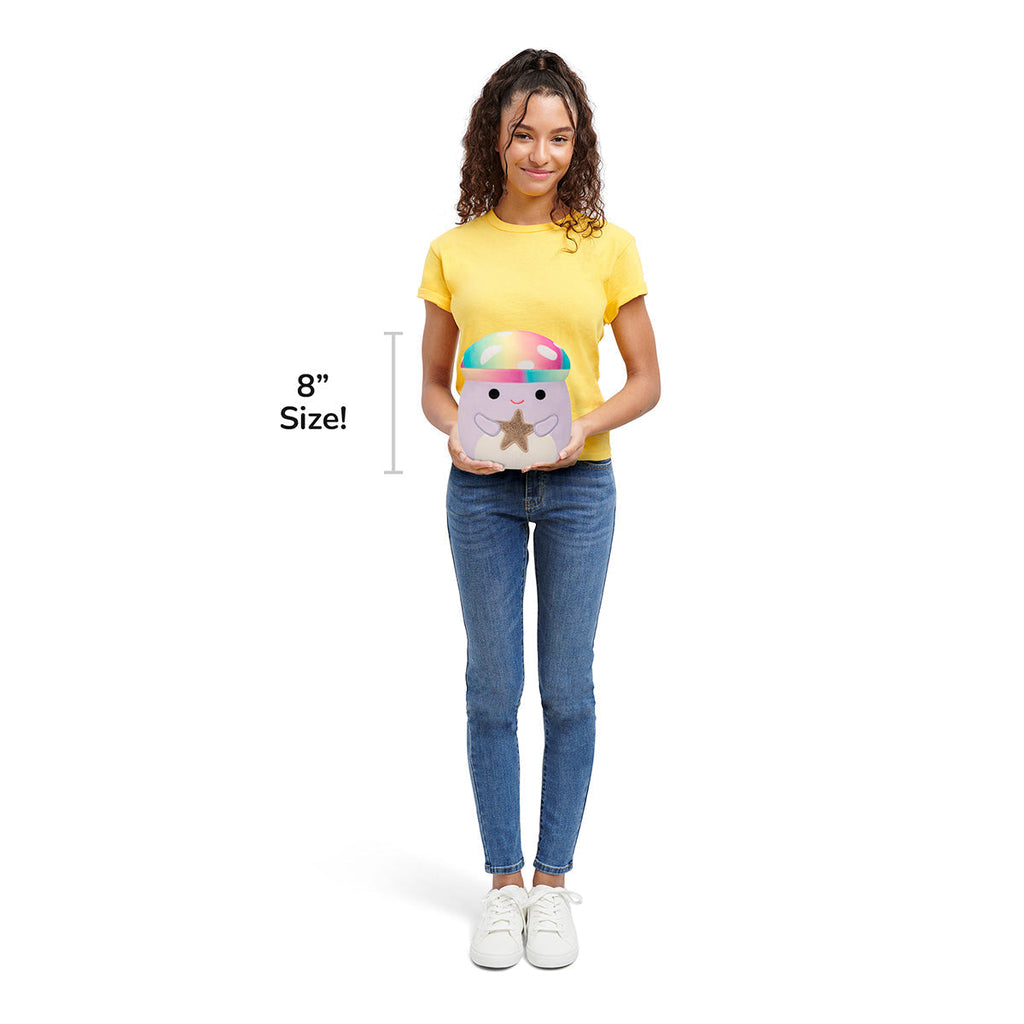 8-Inch Mahdi the Tie-Dye Mushroom Holding Star