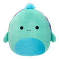 12-Inch Cascade the Teal Turtle with Tie-Dye Shell