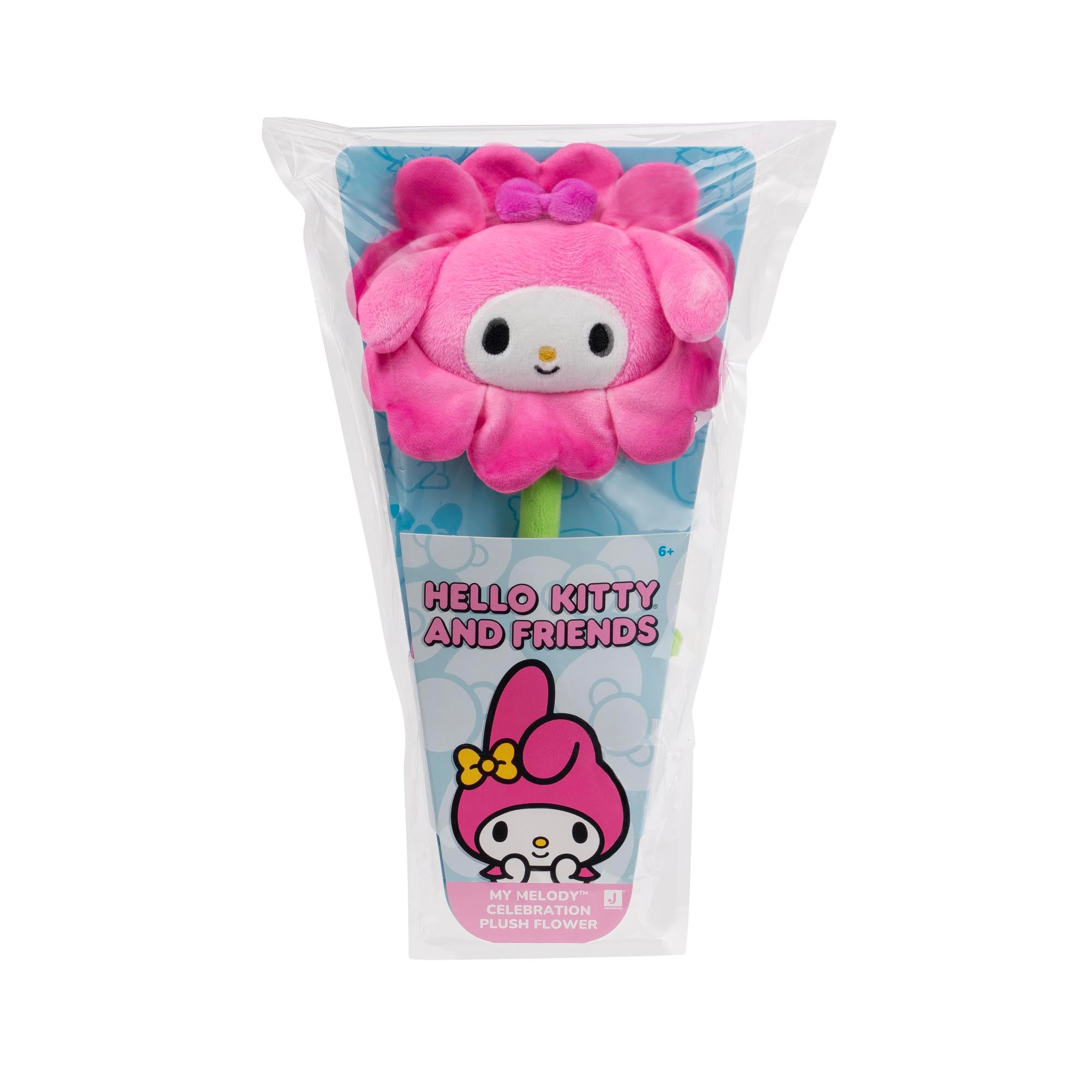 Hello Kitty and Friends 14-Inch Plush Flower 2-Pack - Hello Kitty & My Melody