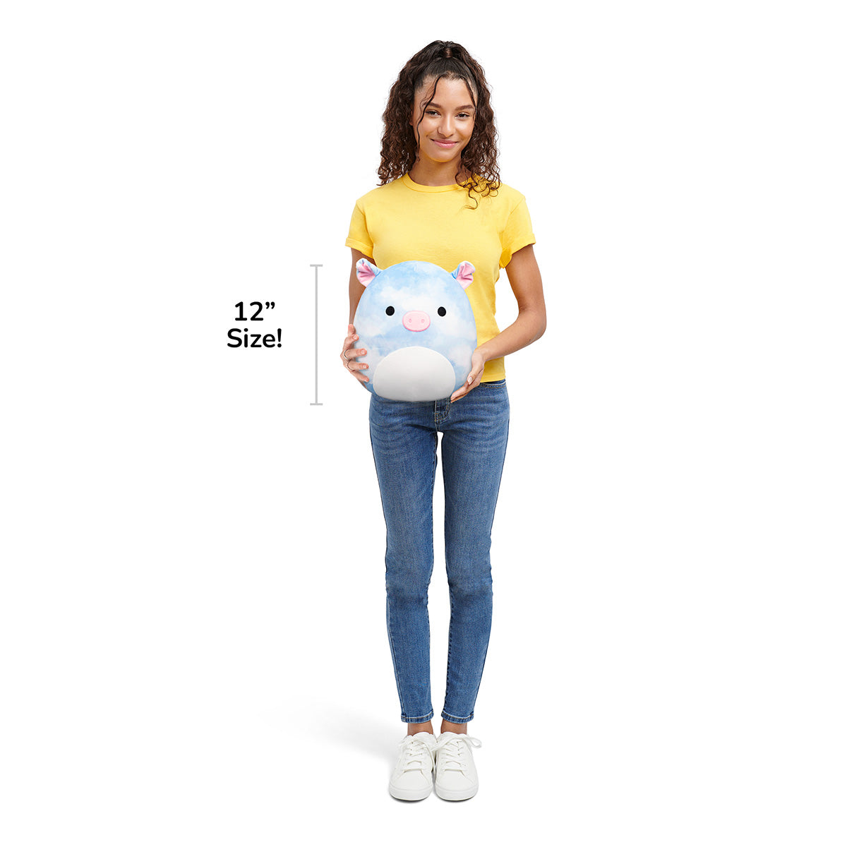12-Inch Nisbet the Blue Tie Dye Pig