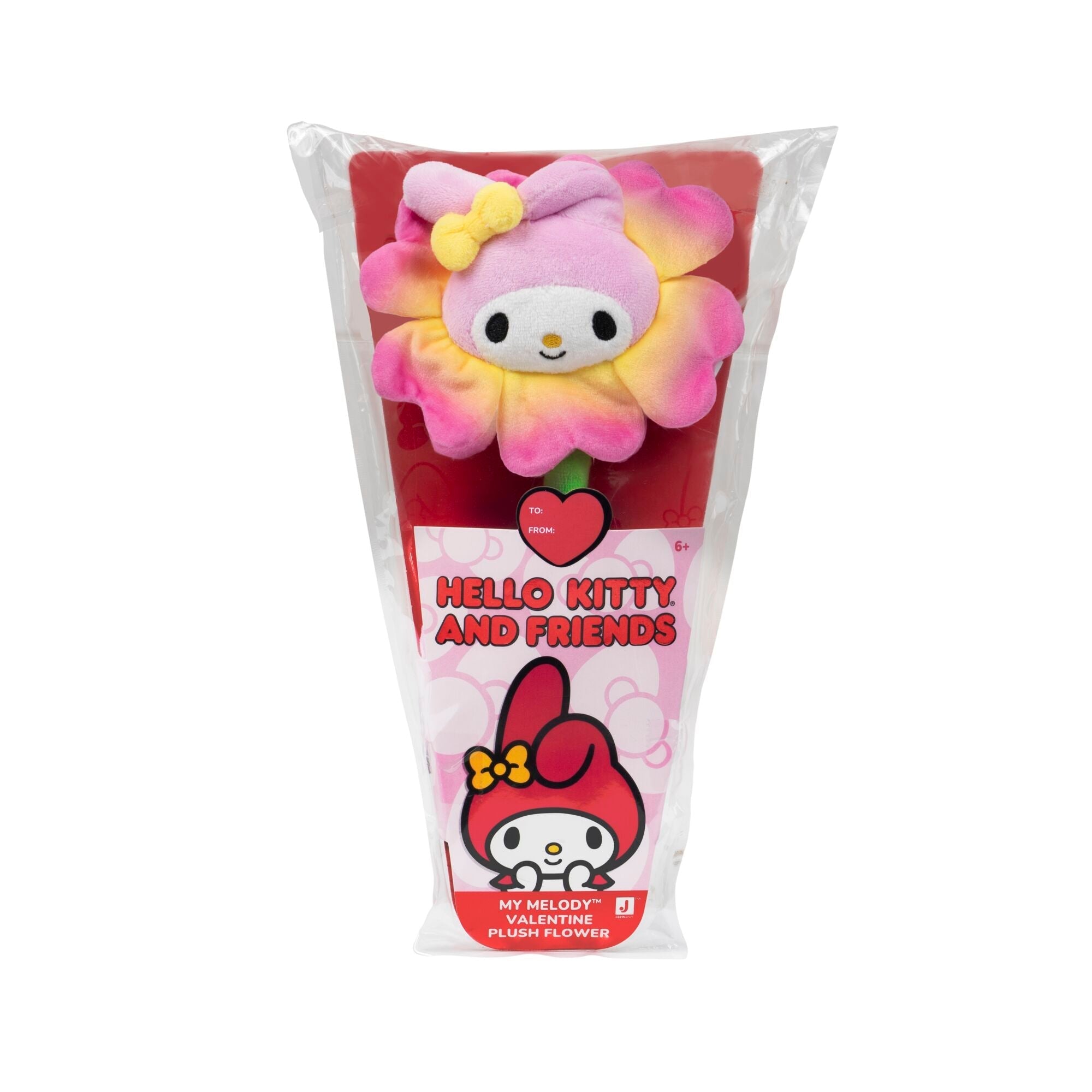 Hello Kitty and Friends 14-Inch Plush Flower 2-Pack - My Melody & Kuromi
