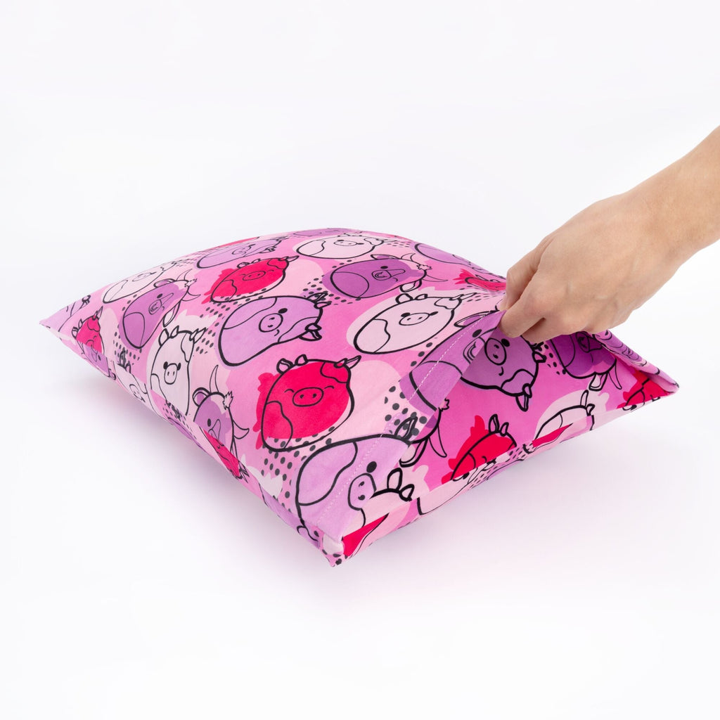 "Comic Pop" Pink SquishPillow Pillowcase (Standard)