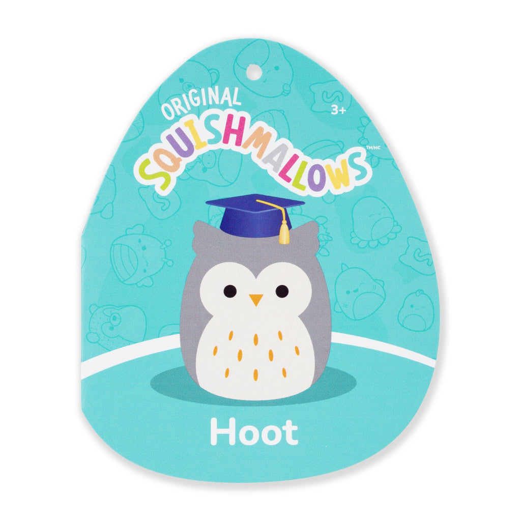 12-Inch Hoot the Grey Owl in Graduation Cap